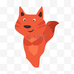 一只橙色的狐狸