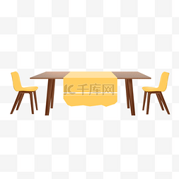 仿真实木长方形餐桌