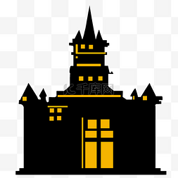 古堡城堡剪影