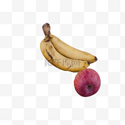 脆香蕉图片_两个香蕉和一个苹果