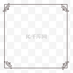 邀请函边框图片_简约时尚变宽