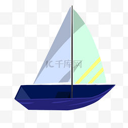 精美蓝色帆船