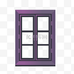 窗格花邊图片_紫色窗户窗格