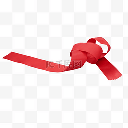 红绳绳子图片_红色系绳丝带打结