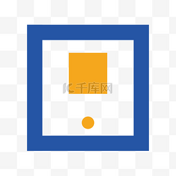 icon图标金融图片_蓝色线性金融通用图标