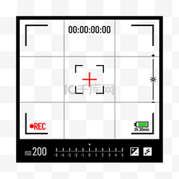 相机数码相机图片_十字摄像取景器
