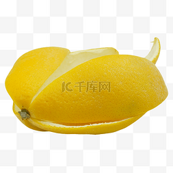 柠檬果皮图片_黄色柠檬水果