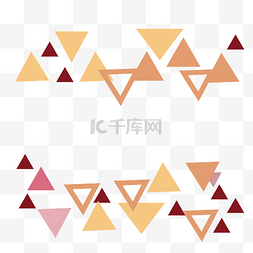 几何抽象创意图片_创意三角装饰