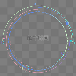 科技环元素图片_渐变圆环
