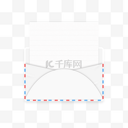 仿真卡通图片_卡通手绘白色信封信纸