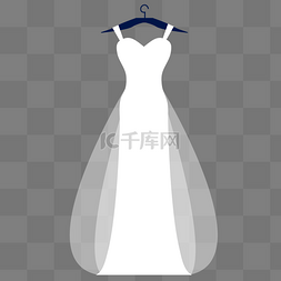 白色婚纱嫁衣