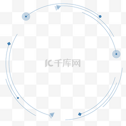 科技浅蓝图片_浅色细线科技圆环