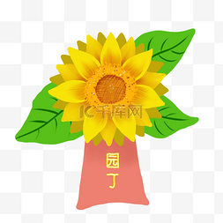 教师节视频素材图片_教师节黄色花朵