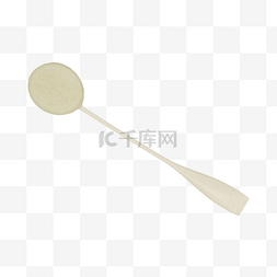 汤勺白色图片_白色塑料勺子