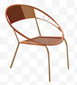 家具线框素材图片_竹子椅子卡通插画