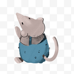 一只小老鼠可爱极了