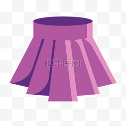 紫色裙子夏季衣物