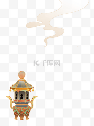 烧香烟的图片图片素材_香炉香炉烟