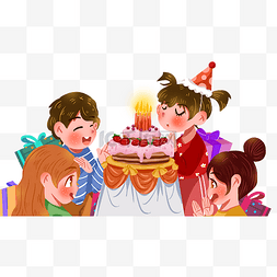生日蛋糕儿童图片_儿童生日派对