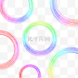 彩色缤纷线圈