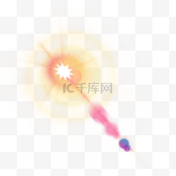 太阳光环图片_黄色太阳耀斑