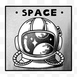 复古航天图片_太空主题宇航员系列贴纸