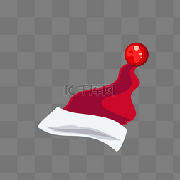 红球装饰圣诞帽