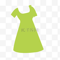 绿色的裙子免抠图