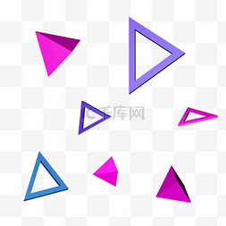 碎片三角图片_彩色三角碎片双11