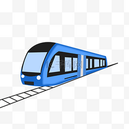 雪国列车图片_蓝色交通列车