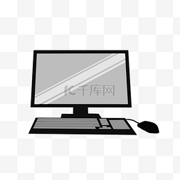黑色键盘图片_ 台式电脑 