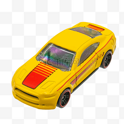 黄色玩具汽车