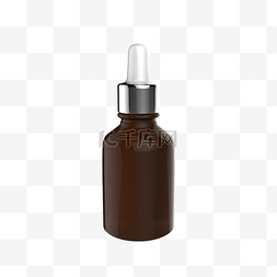 水素水面膜图片_小棕瓶护肤精华免抠素材