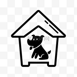 动物图片_宠物酒店标志与一只狗和一只猫在