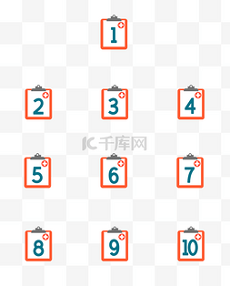 微信公众号数字序号图片_微信公众号医疗病历数字分隔符