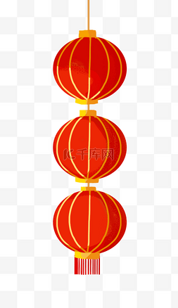 新年中国风灯笼大红灯笼