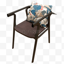 卧室阳台图片_新中式椅子