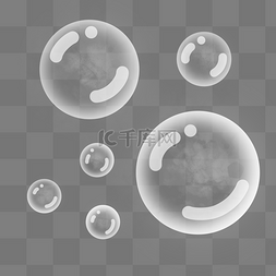 白色透明圆球图片_漂浮泡泡