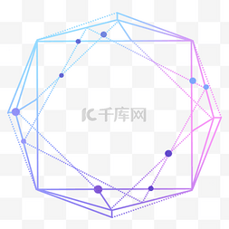 渐线条图片_渐变色不规则图形几何装饰