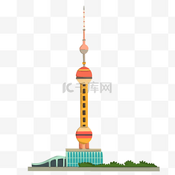 上海标志建筑图片_东方明珠标志建筑