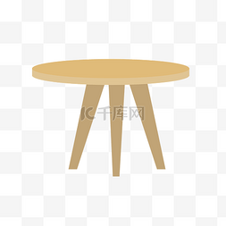 圆木桌子