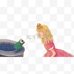 青蛙做操图片_格林童话之青蛙王子与公主
