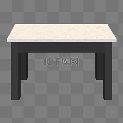 家具餐桌桌子插画