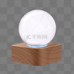 透明水晶球