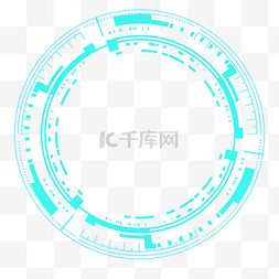 多功能美妆工具图片_蓝色多功能科技圈