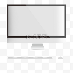 电脑网页打不开图片_灰色电脑样机