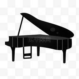 演奏钢琴图片_弹奏乐器钢琴插画