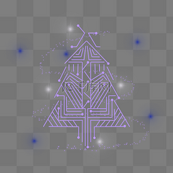 点线科技圣诞树