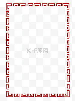 中国风古典元素装饰边框