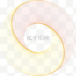 曲线名片底纹图片_科技线条